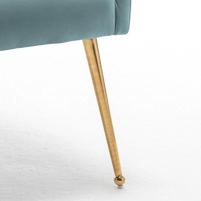 Modern Glam Velvet Dining Chair Set of 8 for Dining Room, Tufted Vanity Chair for Living Room (no table)